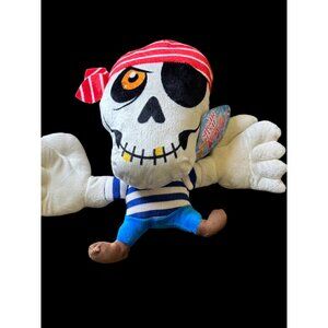 Sugar Loaf  Skeleton Pirate Plush 2016 large‎ hands Kellytoy  Halloween tags